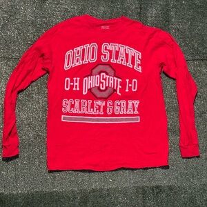 Vintage America Red Long Sleeve Tee